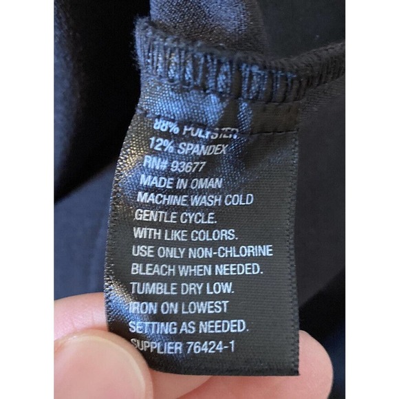 NWT $47 Worthington Zip Pocket Ankle Pants Size 24W Women’s Black - Picture 5 of 11